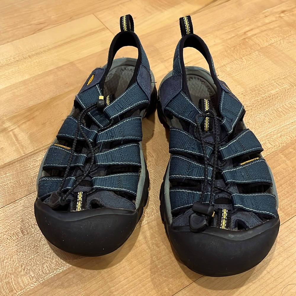 Keen Men's Newport H2 Sandal, Blue, Size 9